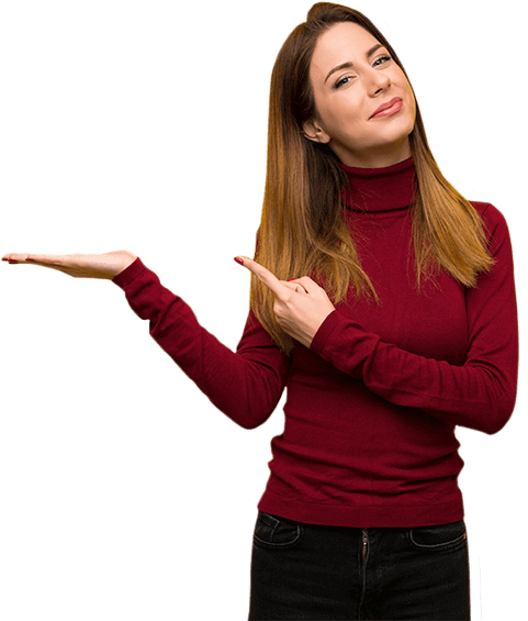 Femme dans site web pour Fleuristes